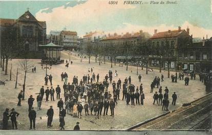 / CPA FRANCE 42 "Firminy, place du Breuil"