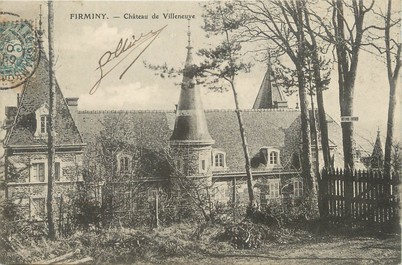 / CPA FRANCE 42 "Firminy, Château de Villeneuve"