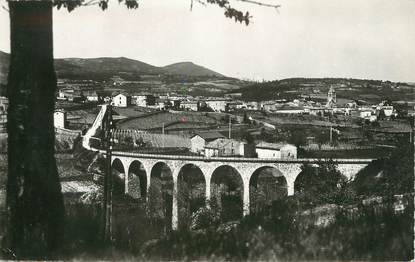 / CPSM FRANCE 42 "Pélussin, le viaduc et vue sur la ville"