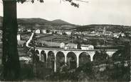 42 Loire / CPSM FRANCE 42 "Pélussin, le viaduc et vue sur la ville"