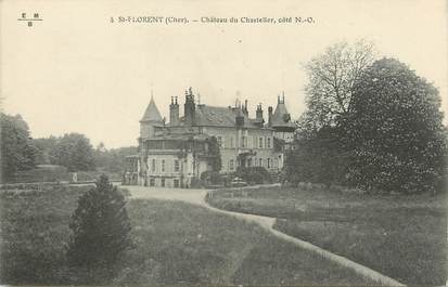 / CPA FRANCE 18 "Saint Florent, château du Chastelier"