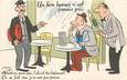 CPA ILLUSTRATEUR CHEN "Un bon buveur n'est jamais pris"