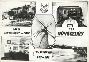 CPSM FRANCE 84 "Saint Saturnin les Apt, Hotel des voyageurs"