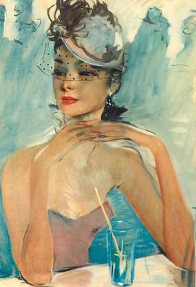 CPA ILLUSTRATEUR   DOMERGUE  /  FEMME