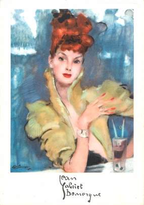    CPA  ILLUSTRATEUR   DOMERGUE  /  FEMME