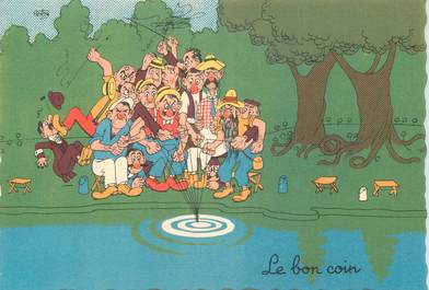  CPA  ILLUSTRATEUR  DUBOUT "Le bon coin" / PECHE