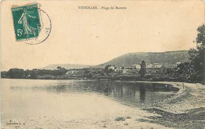 / CPA FRANCE 13 "Vitrolles, plage de Marette"