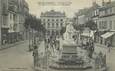 / CPA FRANCE 56 "Lorient, cours de la Bôve, le théâtre et la statue de Victor Massé"