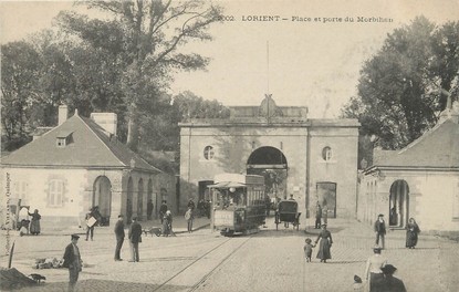 / CPA FRANCE 56 "Lorient, place et porte du Morbihan"