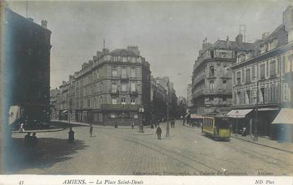 CPA FRANCE 80 "Amiens, La Place Saint Denis"