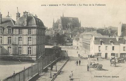 / CPA FRANCE 56 "Vannes, vue générale, la place de la préfecture"