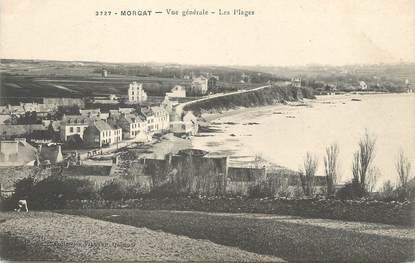 / CPA FRANCE 29 "Morgat, vue générale, les plages"