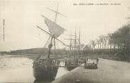 29 Finistere / CPA FRANCE 29 "Pont l'Abbé, le bas port, la rivière"