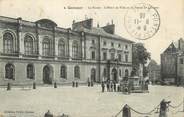 29 Finistere / CPA FRANCE 29 "Quimper, le musée, l'hôtel de ville et la statue de Laennec"