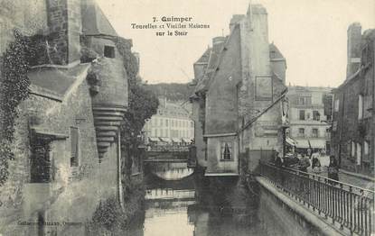 / CPA FRANCE 29 "Quimper, tourelles et vieilles maisons sur le Steir"