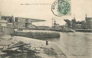 29 Finistere / CPA FRANCE 29 "Brest, le pont tournant ouvert"