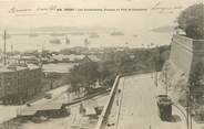 29 Finistere / CPA FRANCE 29 "Brest, les fortifications, rampes du port de commerce"