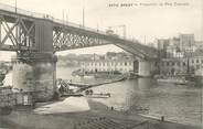 29 Finistere / CPA FRANCE 29 "Brest, perspective du pont tournant"