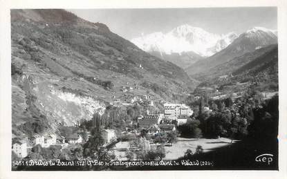 / CPSM FRANCE 73 "Brides Les Bains, grand Bec de Pralognan et dent du Villard"