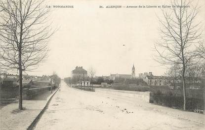 / CPA FRANCE 61 "Alençon, avenue de la liberté"