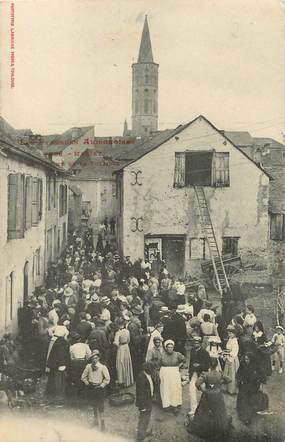 / CPA FRANCE 09 "Massat, le marché de la volaille"