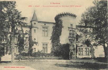 / CPA FRANCE 09 "Prat, château"