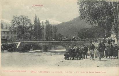 / CPA FRANCE 09 "Labastide sur l'Hers, le pont"