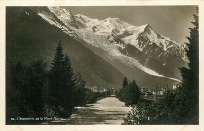 CPSM FRANCE 74 "Chamonix et le Mont Blanc"