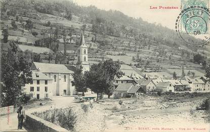 / CPA FRANCE 09 "Biert près Massat, vue du village"