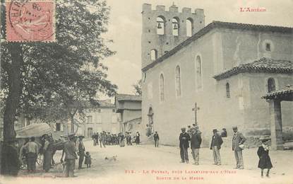 / CPA FRANCE 09 "Le Peyrat, près Labastide sur l'Hers, sortie de la messe"