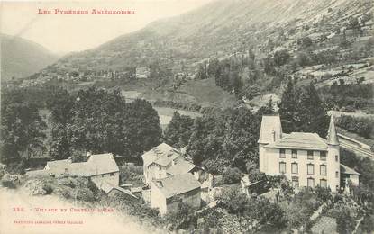 / CPA FRANCE 09 "Village et château d'Urs"