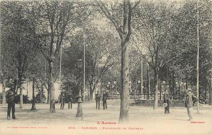 / CPA FRANCE 09 "Pamiers, promenade de Castella"