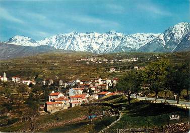 / CPSM FRANCE 20 "Corse, Calacuccia, vue générale, la chaine du Monte Cinto"