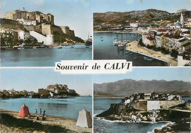 / CPSM FRANCE 20 "Corse, Souvenir de Calvi"