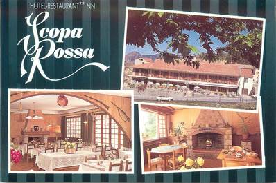 / CPSM FRANCE 20 "Corse, Evisa, hôtel restaurant Scopa Rossa"