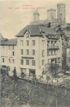 / CPA FRANCE 09 "Foix, grand hôtel Montaut"
