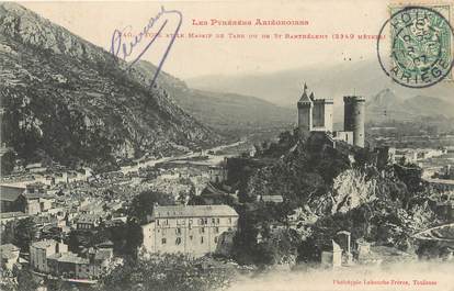 / CPA FRANCE 09 "Foix et le massif de Tabe ou de Saint Barthélémy"