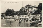 06 Alpe Maritime / CPSM FRANCE 06 "Juan Les Pins, la plage "