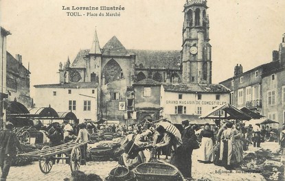 / CPA FRANCE 54 "Toul, place du marché"