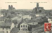 54 Meurthe Et Moselle / CPA FRANCE 54 "Toul, vue générale, deux églises"