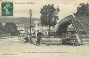 54 Meurthe Et Moselle / CPA FRANCE 54 "Toul, Saint Mansuy, le pont Tournant, la passerelle sur le canal"