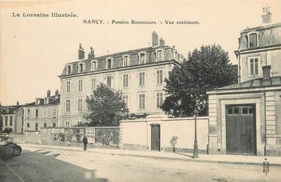 / CPA FRANCE 54 "Nancy, pension Bonsecours, vue extérieure"