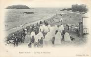 35 Ille Et Vilaine / CPA FRANCE 35 "Saint Malo, la plage de Bonsecours"