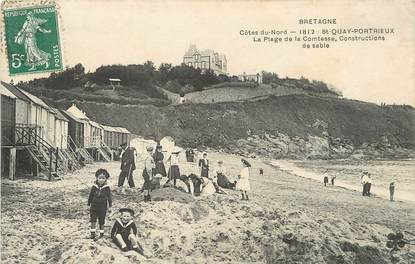/ CPA FRANCE 22 "Saint Quay Portrieux, la plage de la Comtesse" / ENFANTS