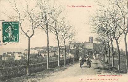 / CPA FRANCE 31 "Verfeil, route de Lavaur"