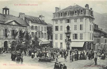 / CPA FRANCE 65 "Argelès Gazost, la mairie et la place"