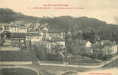 / CPA FRANCE 65 "Argelès Gazost, vue générale de la ville basse"