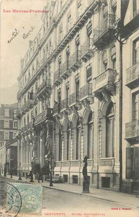 / CPA FRANCE 65 "Cauterets, hôtel Continental"