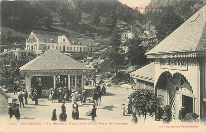 / CPA FRANCE 65 "Cauterets, le nouveau Mahourat et le petit Saint Sauveur"