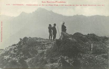 / CPA FRANCE 65 "Cauterets, observatoire du Pic de Pène Nère"